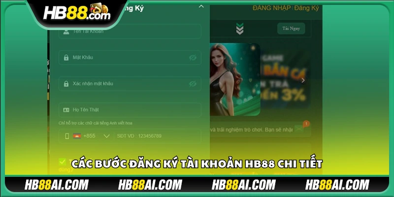 Hướng dẫn từng bước tạo tài khoản tại hệ thống