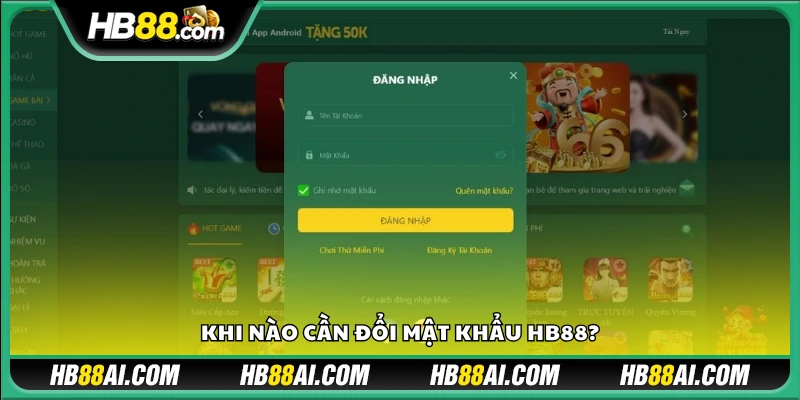 Thời điểm thích hợp để thay đổi mật khẩu tài khoản