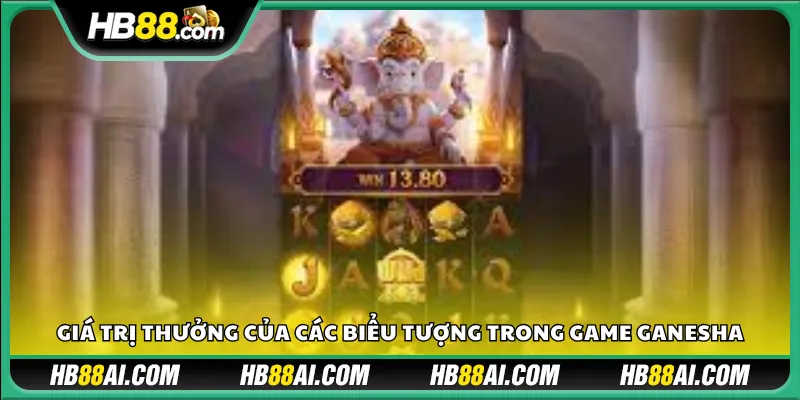 Giá trị thưởng của các biểu tượng trong game Ganesha