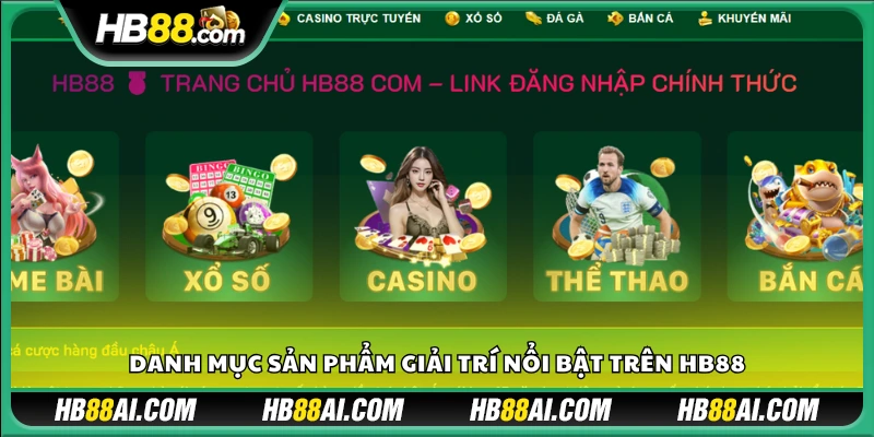 Khám phá hệ sinh thái game phong phú tại HB88