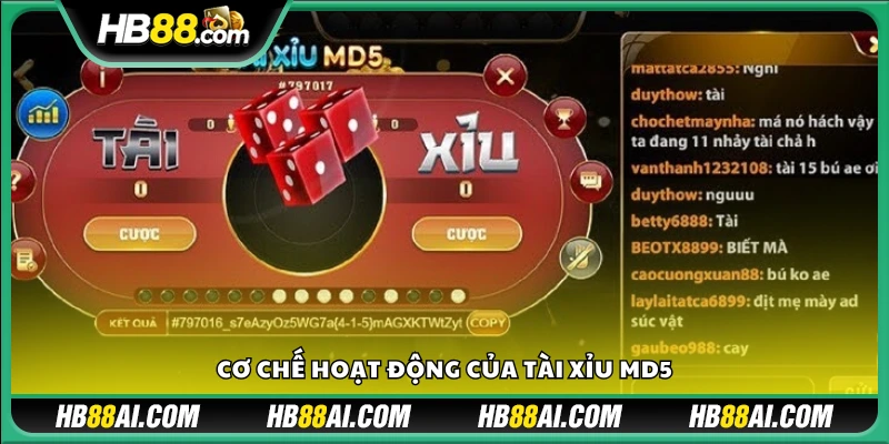 Cách vận hành và xác thực kết quả của tài xỉu MD5