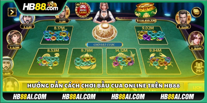 Cách đặt cược và nhận thưởng trong game bầu cua