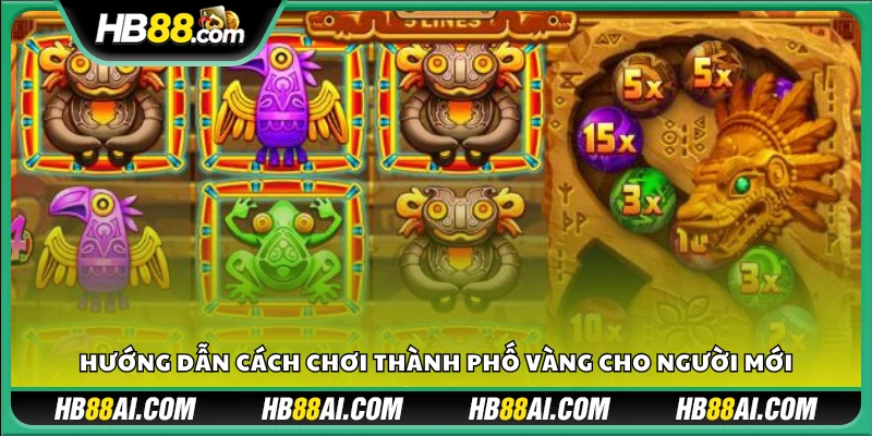 Cách đặt cược và quay thưởng trong game Thành Phố Vàng
