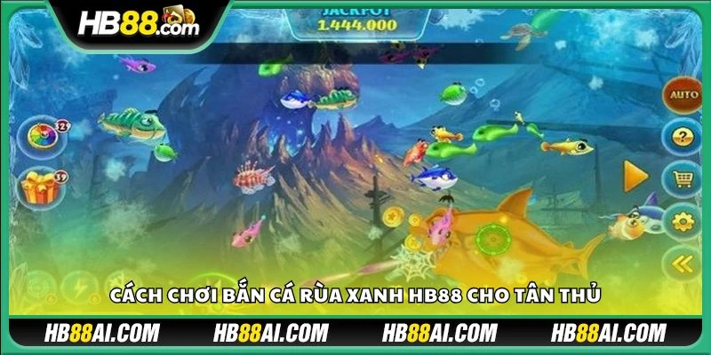 Cách chơi bắn cá Rùa Xanh HB88 cho tân thủ