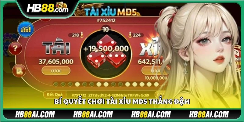 Bí quyết chơi tài xỉu MD5 thắng đậm