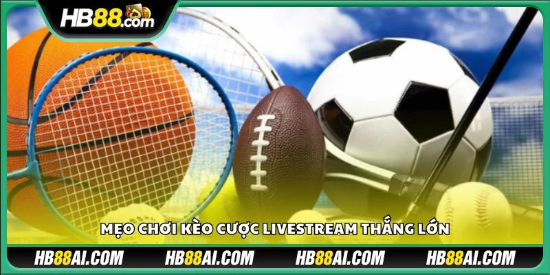 Mẹo chơi kèo cược livestream thắng lớn