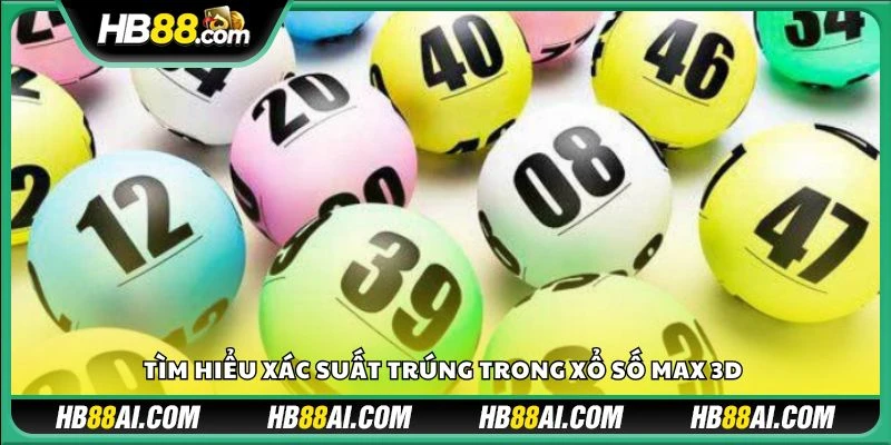 Tìm hiểu xác suất trúng trong xổ số Max 3D