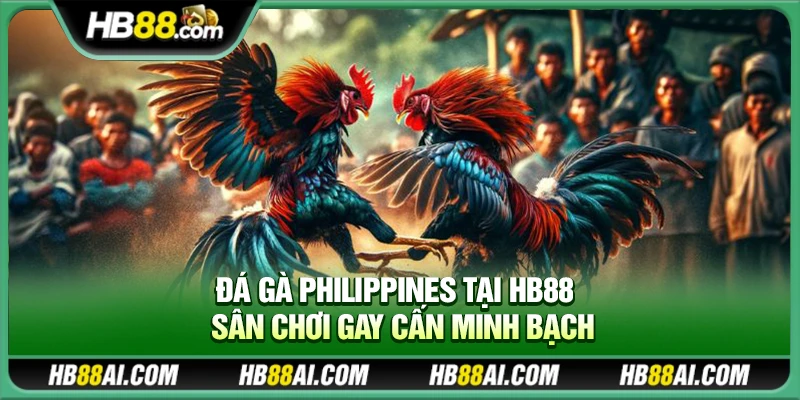 Đá gà Philippines tại Hb88 – Sân chơi gay cấn minh bạch
