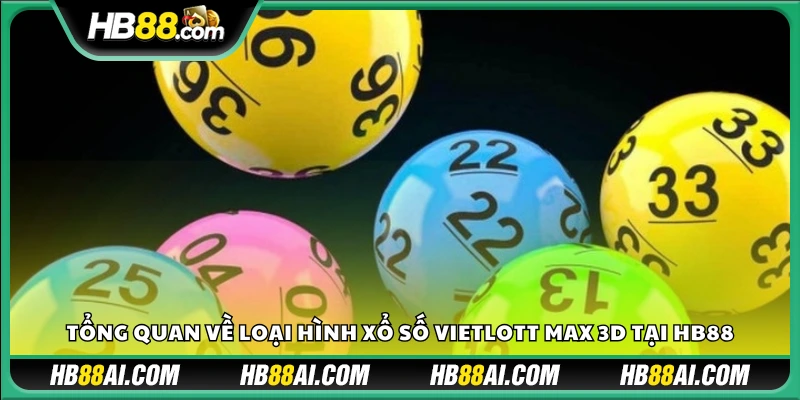 Khái quát hình thức xổ số Vietlott Max 3D tại Hb88