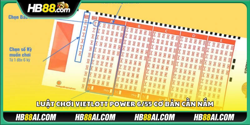 Cách chơi Vietlott 6/55 đơn giản dành cho người mới